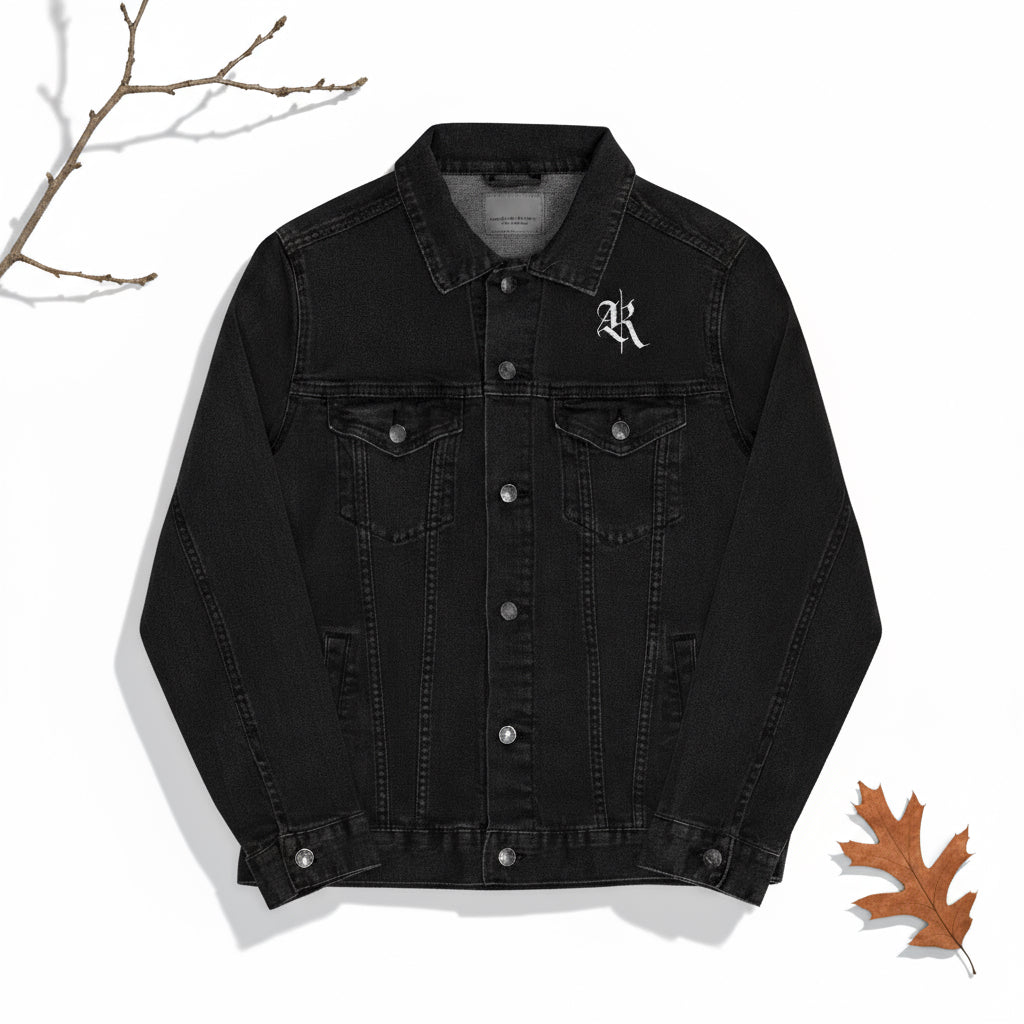 Unisex Denim  GOOD VIBES Jacket